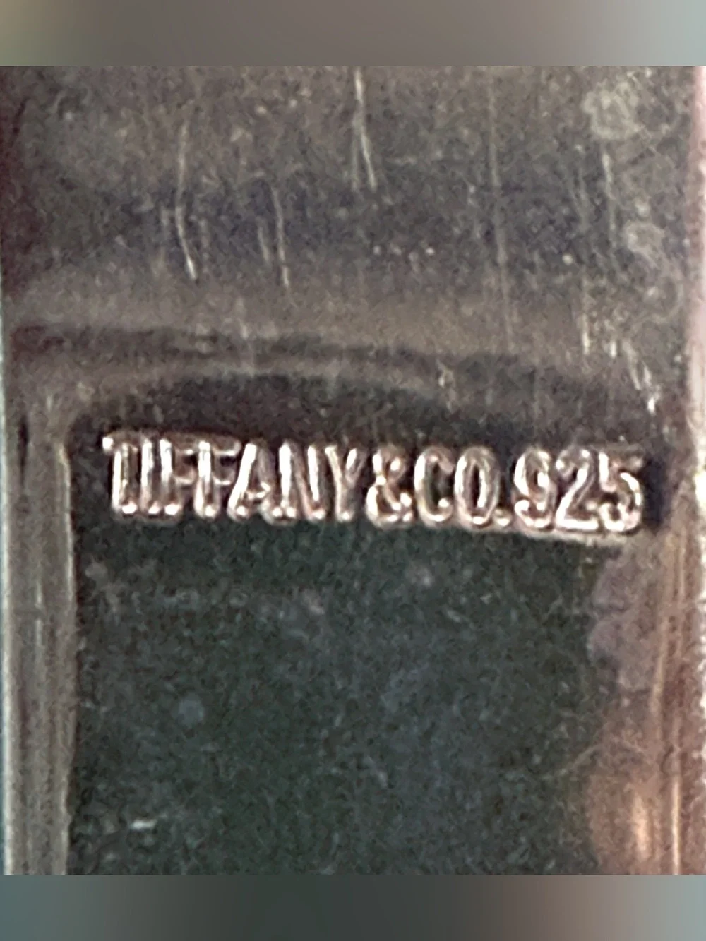 Tiffany & Co vintage sterling silver and gold unisex money clip